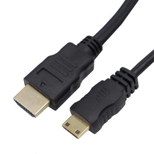 VIVISUN【JCT請求書発行可能】ハイスピード HDMI(オス)TO MINI HDMI(オス)変換ケーブル HDMIタイプAオス-MINI HDMIタイプC(MINI)オス 金メッキコネクタ搭載 高速データ伝送 (3M)