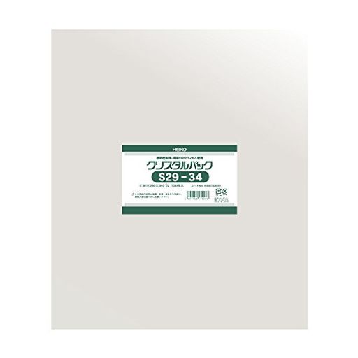 ヘイコー透明OPP袋クリスタルパック29x34cm100枚S29-34