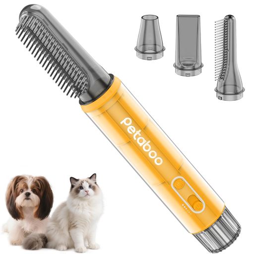 Petaboo 犬 ドライヤー マイナスイオン ペット ドライヤー 大風量ペットブロワー ペットグルーミング用 犬用 PSE認証 軽量 コンパクト