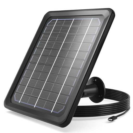YESRAMO ソーラーパネル 5W 太陽光パネル 単結晶シリコン バッテリー式防犯カメラ...