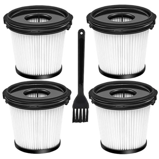 シャーク掃除機フィルターHEPA交換品&クリーニングブラシセット - Shark CleanSense iQ+/iQ フィルター対応 PowerClean360 IW4271J/ IW4171J/ IW3241J /IW3145J /IW2241J/