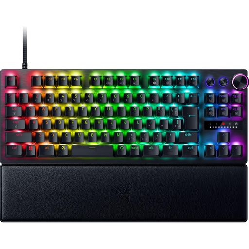 ラピッドトリガー 搭載 Razer レイザー Huntsman V3 Pro Tenkeyless JP 調整可能なアクチュエーション搭載のアナログ ゲーミングキーボード オプティカルスイッチ 押下圧 40G リストレスト付属 日本…