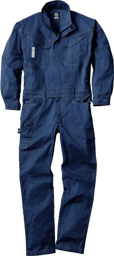 REKROM つなぎ 長袖 つなぎ服 ツナギ服 ツヅキ服 オールシーズン 多機能カーゴポケ...