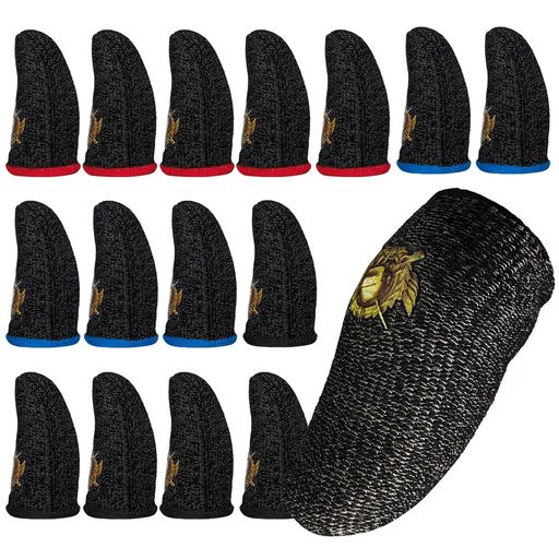 YAOTECHゆびさっく荒野行動指サックスマホゲームゆびサックCodモバイルPUBGMobileApex指カバー手汗対策超高感度超薄銀繊維超快適な操作感iPhone/Android/ipadスマホゲーミング対応15個入り