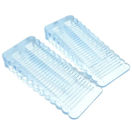 スライドドアロックドアストッパー引き戸開き戸差し込み式いたずら防止挟むだけクリア(2個)