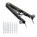 LFGKengスプリングバープライヤーツール、頑丈な8ピン付きウォッチバンドプライヤー、6825スプリングバーピンセットツール、ウォッチスプリングバーピンの取り...