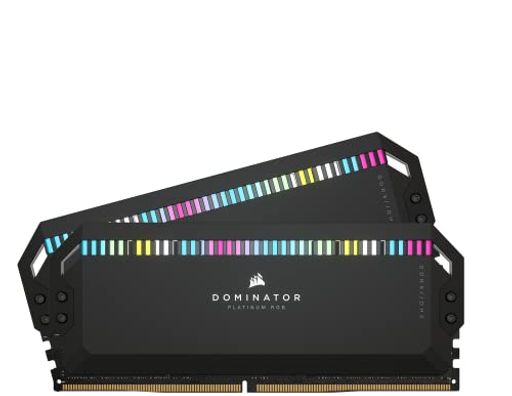 CORSAIR DDR5-6000MHZ デスクトップPC用メモリ DOMINATOR PLATINUM RGB DDR5シリーズ (PC5-48000) INTEL XMPメモリキット 32GB ブラック [16GB×2枚]