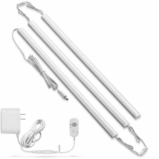 Monoc人感センサーライト室内コンセント【分離型消灯時間設定】明るいLEDバーライト連結可能40cm無段階..