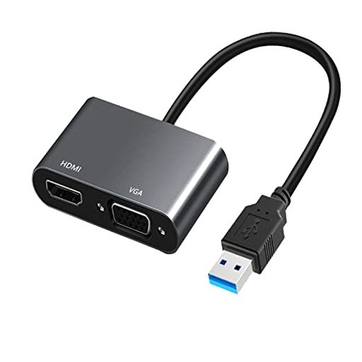 USB HDMI VGA ϊA_v^ USB3.0 HDMIϊA_v^ VGAϊA_v^ I[fBI/rfI̓` 1080P Ή fBXvCA_v^ o RpNg gpȒPWINDOWS7/8/10/11Ή