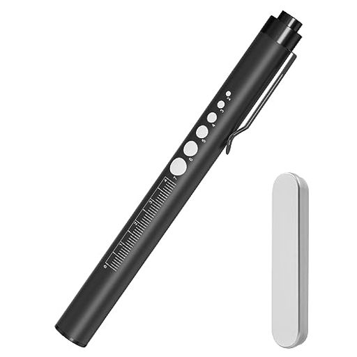 メディケン(MEDIKEN)ペンライトペン型ライト【メディケン新傑作】ノック式ボタン暖色光/白色光2つの発..