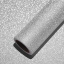 VEELIKE グリッターシート 壁紙シール 装飾リメイクシート ライト銀色 シルバー 40X300CM ラッピングペーパー 剥がせる パーティー 結婚式 装飾...
