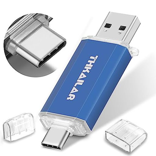 THKAILAR 128GB USBメモリタイプC USB 3.1 