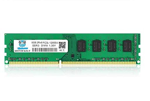 MOTOEAGLE DDR3L-1600 8GBX1枚 PC3L-12800 DIMM SDRAM 2RX8 1.35V (低電圧)/1.5V（常圧） DIMM 240PIN NON-ECC デスクトップPC用メモリ