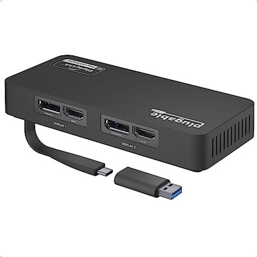 PLUGABLE USB-C ϊOtBbNA_v^AfBXvCϊ WINDOWSAMAC p fA 4K HDMI  DISPLAYPORTAUSB 3.0AUSB TYPE-C Ή