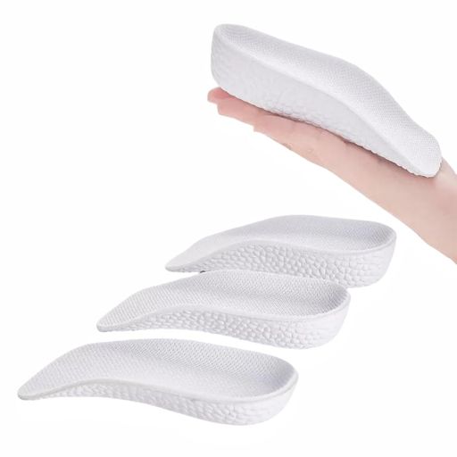 インソール 【1足2枚】 身長アップ 2.5CM ホワイト インヒール ユニセックス スポーツ 立ち仕事 男女兼用(2.5CM ホワイト)