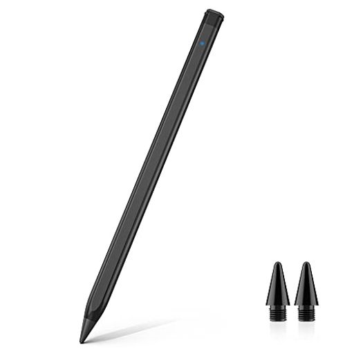 タッチペン IPAD ペン RICQD スタイラスペン IPAD/IPAD AIR/IPAD MINI/IPAD PRO対応 ペンシル 極細 高感度 IPAD PENCIL傾き感知 磁気吸着 パームリジェクション付き 軽量 USB-C充電式