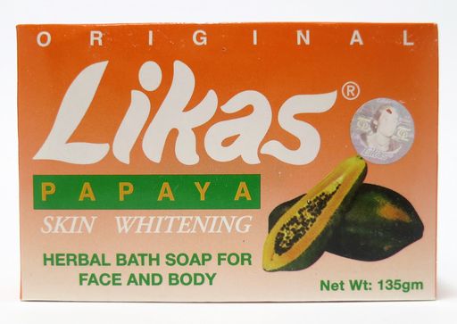 LIKAS PAPAYA SKIN WHITENING HERBAL SOAP 135G リカス パパイヤ スキンホワイトニング ハーバル ソープ