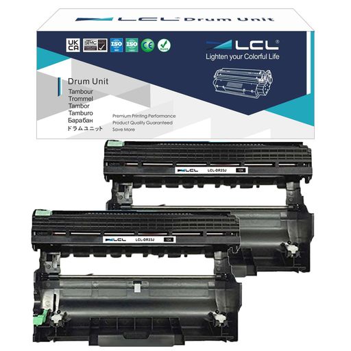 LCLBrother用ブラザー用DR-23J(2パックブラック)互換ドラムユニット対応機種:HL-L2300HL-L2320DHL-L2360DNHL-L2365DWDCP-L2520DDCP-L2540DW