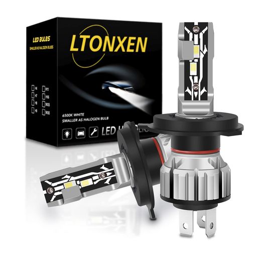 LTONXENH4LEDإåɥ饤ȼָбե쥹ηH4HI/LOLEDХ6000Kۥ磻ȼDC9-18VLEDإåɥ饤2...
