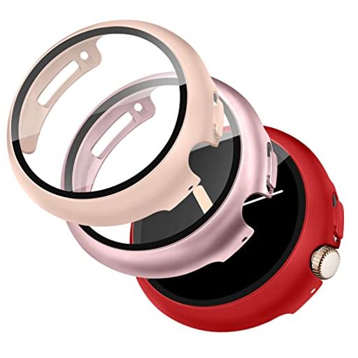 【3枚入り】コンパチブルgooglepixelwatchカバー、pixelwatch341mm/2/1ケース全面保護タッチ感良いガラスフィルム付きPC装着簡単傷つきにくい耐衝撃女性男性 【3枚入り】コンパチブルgooglepixelwatchカバー、pixelwatch341mm/2/1ケース全面保護タッチ感良いガラスフィルム付きPC装着簡単傷つきにくい耐衝撃女性男性