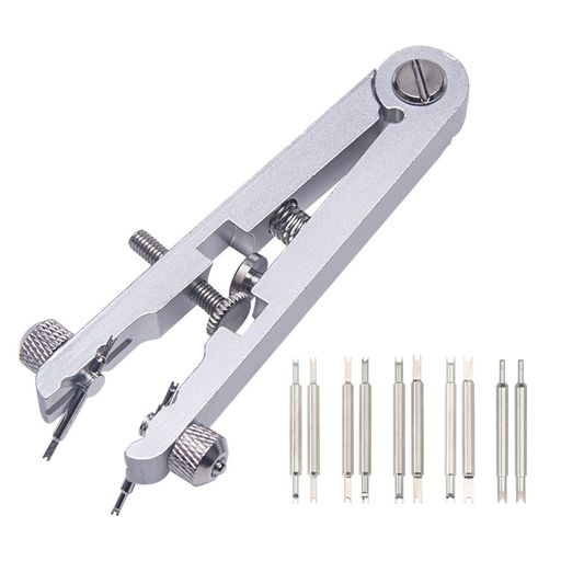 バネ棒外し工具両つかみ式時計ベルト交換修理キットバネ棒はずし調整時計ピン取り外しツール