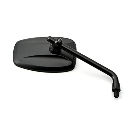 デイトナ(Daytona)バイクミラー10mm正ネジ耐振広角ハイビジミラーパラレルローブラック左右共通片側1本15405