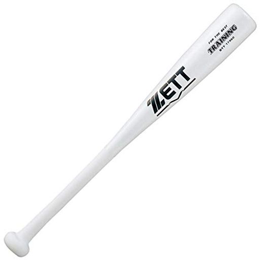 ゼット(ZETT)野球 木製(合竹) トレーニングバット 短尺 60cm 500g平均 ホワイト(11...