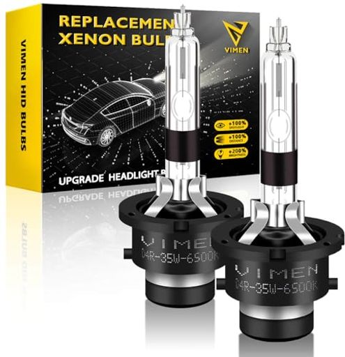VIMENヘッドライトD4RHIDバルブ6500K35W純正交換用車検対応高輝度HIDライト12V車用HID電球2本1セット
