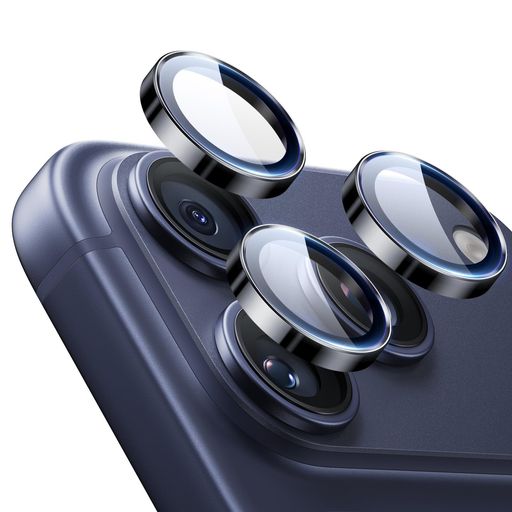 ESR カメラフィルム iPhone 17 Pro用 超薄設計 50kg耐衝撃 米軍MIL規格 いphone17pro カメラ保護 ブラック