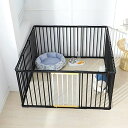 Shinyeverペットサークル犬ゲージ中型犬ドア付き幅168*奥行84*高70cm犬サークルペットフェンス大型サークルケージ大型犬用ゲージ室内組み立て簡単工具不要(168*84*70cm-12枚ブラック)