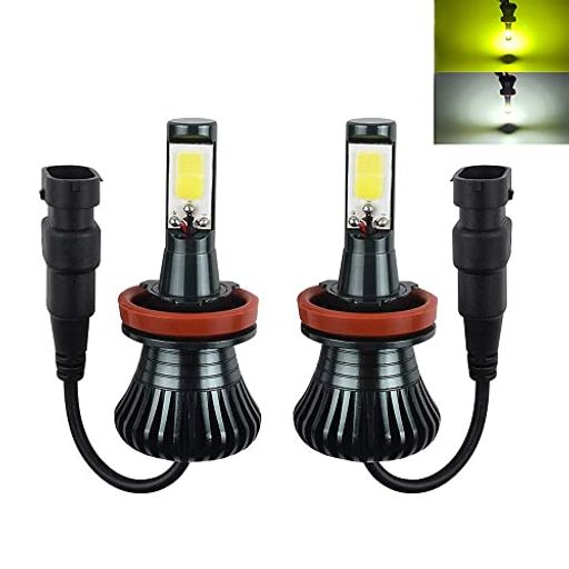FutwodLEDフォグランプH8H11H16LEDフォグバルブレモンイエローホワイト2色切り替えLEDバルブ12V車用LEDフォグランプイエロー黄色白2色LE...