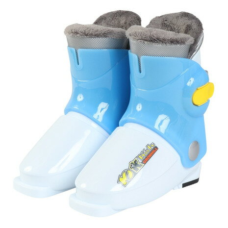 ゲン（GEN）（キッズ）ジュニア スキーブーツ 10K WT/BLU