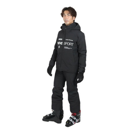 デサント（DESCENTE）（メンズ、レディース）スキーウェア スーツ ジャケット パンツ 上下セット DWMWJH72X BLK