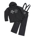 デサント（DESCENTE）（メンズ レディース）スキーウェア スーツ ジャケット パンツ 上下セット DWMWJH72X BLK