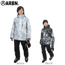 エアボーン(ARBN)(メンズ)スキーウェア 上下セット スーツ DYE CAMO AB43WW1513