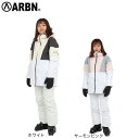 エアボーン(ARBN)(レディース)スキーウェア 上下セット セットアップ 23 VERTICAL-L スーツ AB33WW1401 撥水 抗菌防臭 消臭機能