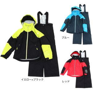 デサント（DESCENTE）（キッズ）スキーウェア スキースーツ 上下セット ボーイズ DWJSJH05 130 140 150 160 防水 撥水 透湿 丸洗い