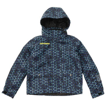 GS-9(GS-9) スキーウェア キッズ 上下セット ボーイズ フラッシュハニカムプリントスーツ 321Z0MP1237BLK 雪遊び ウェア (キッズ)