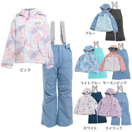 レセーダ RESEEDA キッズ ジュニア 子供 スキーウェア 上下セット スキー スノーボード スノボ 雪遊び JUNIOR SUIT RES65010 サイズ調整 130 140 150 160