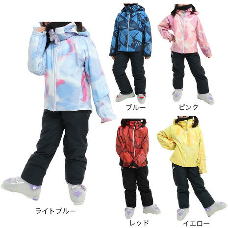 デサント DESCENTE キッズ ジュニア 子供 スキーウェア スノーボードウェア 上下セット サイズ調整 DWJUJH04X 110 120 130 140 150 160