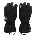 シュトロイレ(STREULE)(メンズ)レザーバーム 五指グローブ ST22FGR0001 BLK ブラック 手袋 スキー スノーボード 防寒対策