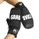 クラブグラブ(CRABGRAB)(メンズ、レディース)グローブ ミトン スキー スノーボード スノボ ブラック パンチミット 22-26 PCH MT BK M...