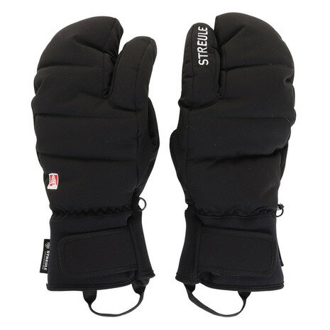 シュトロイレ（STREULE）（メンズ レディース）LUCA ミトングローブ ST22FGR0003 BLK ブラック 手袋 スキー スノーボード 防寒対策