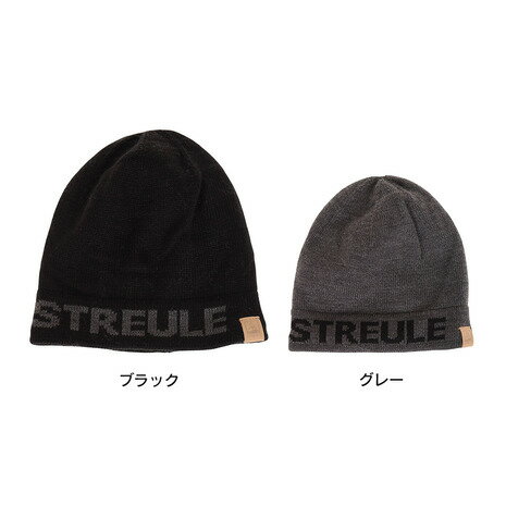 シュトロイレ(STREULE)(メンズ、レディース)帽子 ロゴ ニットキャップ ST22FB0038 シュトロイレ(STREULE)(メンズ、レディース)帽子 ロゴ ニットキャップ ST22FB0038