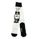 エビス(ebs)(メンズ、レディース)ソックス スキー スノーボード ズレ防止 4300455-VERY WARM DOG WH