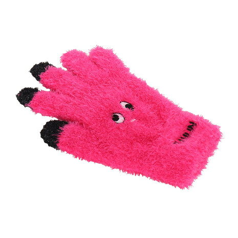 GLAMLIN（GLAMLIN）（レディース）5本指 ニット グローブ GFGT NEON PINK