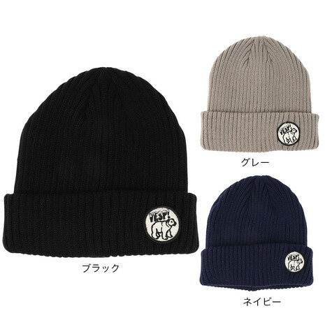 楽天Victoria Surf＆Snow 楽天市場支店ベスプ（VESP）（キッズ）ジュニア 帽子 ニットキャップ VPJB1005 ブラック ニット帽 ポンポン スキー スノーボード 雪遊び