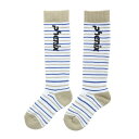 フェニックス(PHENIX)(キッズ)ジュニア マルチ ボーダー ソックス ESB24SO83 BEIGE