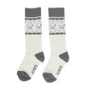 ベスプ(VESP)(キッズ)ジュニア ピーナッツ スキー ソックス SNJK1026GR