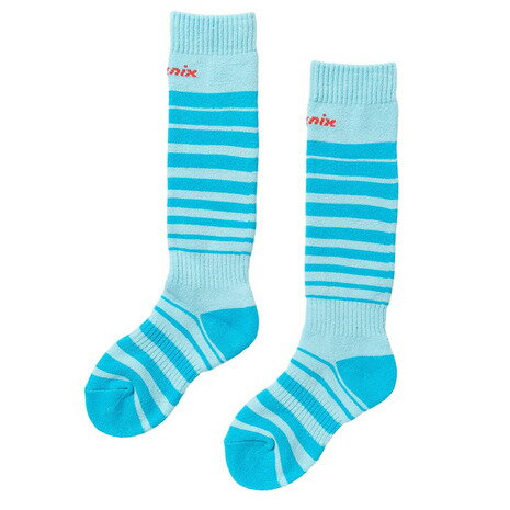 フェニックス（PHENIX）（キッズ）トーナルグラデーションボーダースキーソックス ESG25SO91PALE BLUE